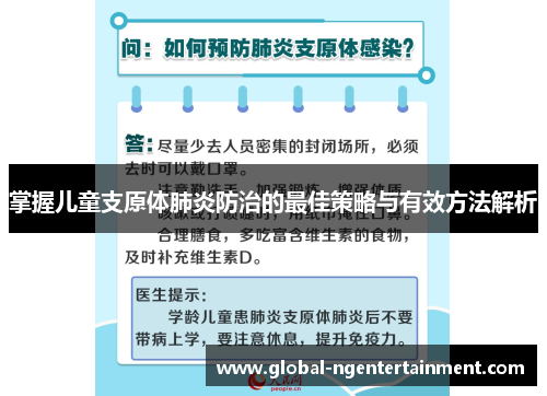 掌握儿童支原体肺炎防治的最佳策略与有效方法解析